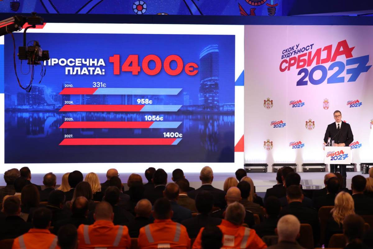 Predstavljanje plana Srbija 2027, obraćanje Aleksandra Vučića