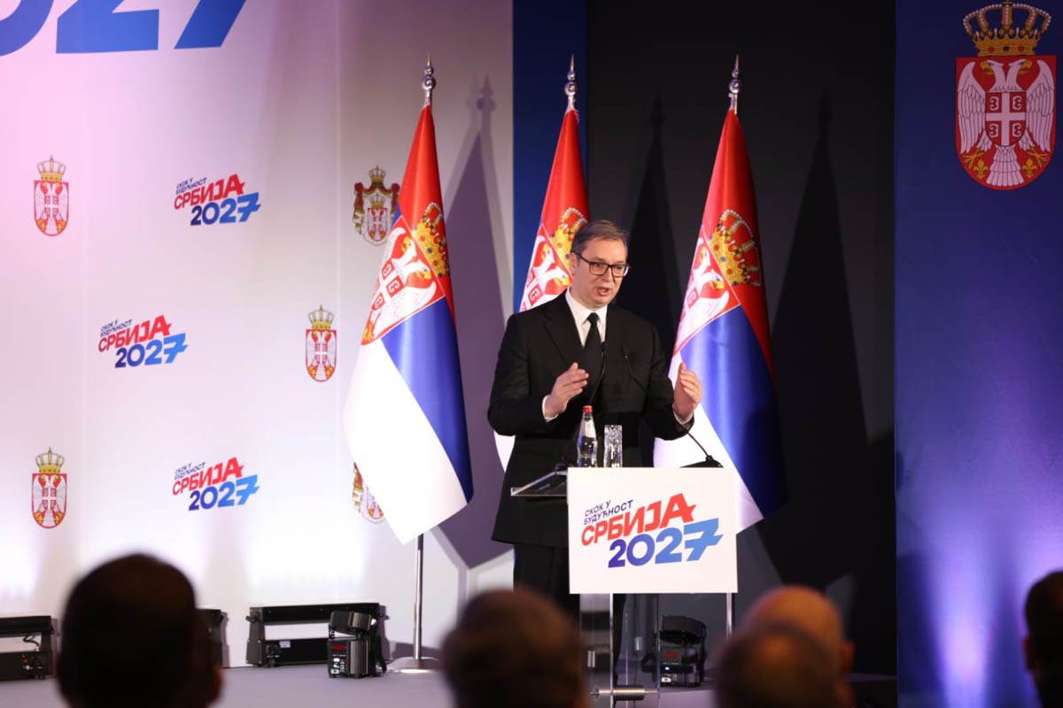 Predstavljanje plana Srbija 2027, obraćanje Aleksandra Vučića