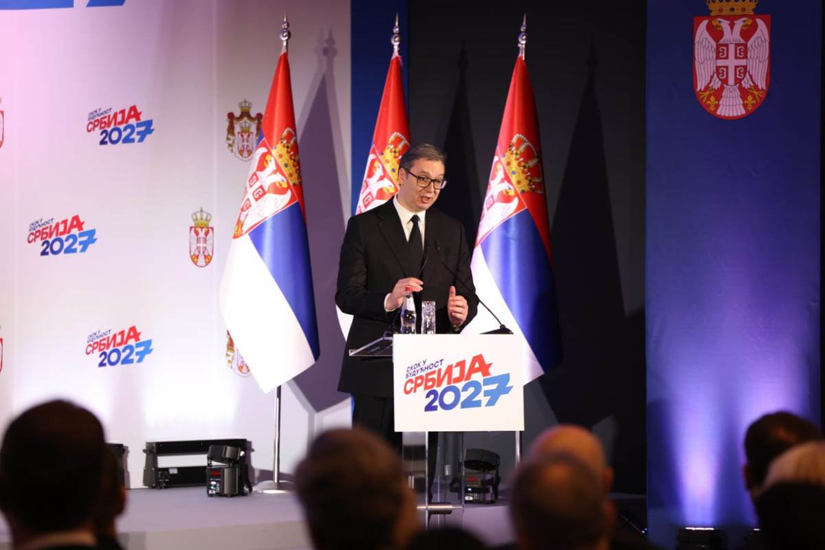 Predstavljanje plana Srbija 2027, obraćanje Aleksandra Vučića