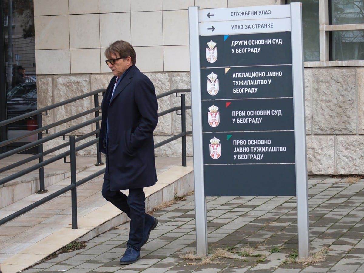 Dragan Bjelogrlić i Gaga Antonijević na sudu