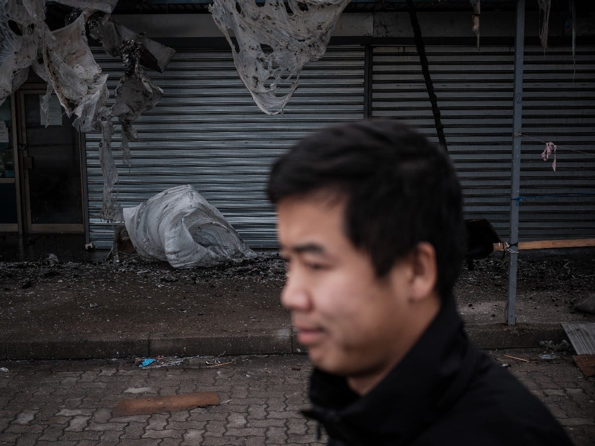 Policija obezbedila tržni centar u bloku 70