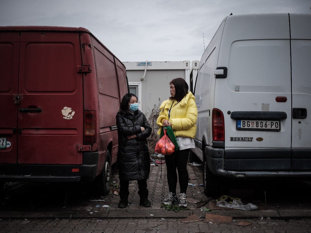 Policija obezbedila tržni centar u bloku 70