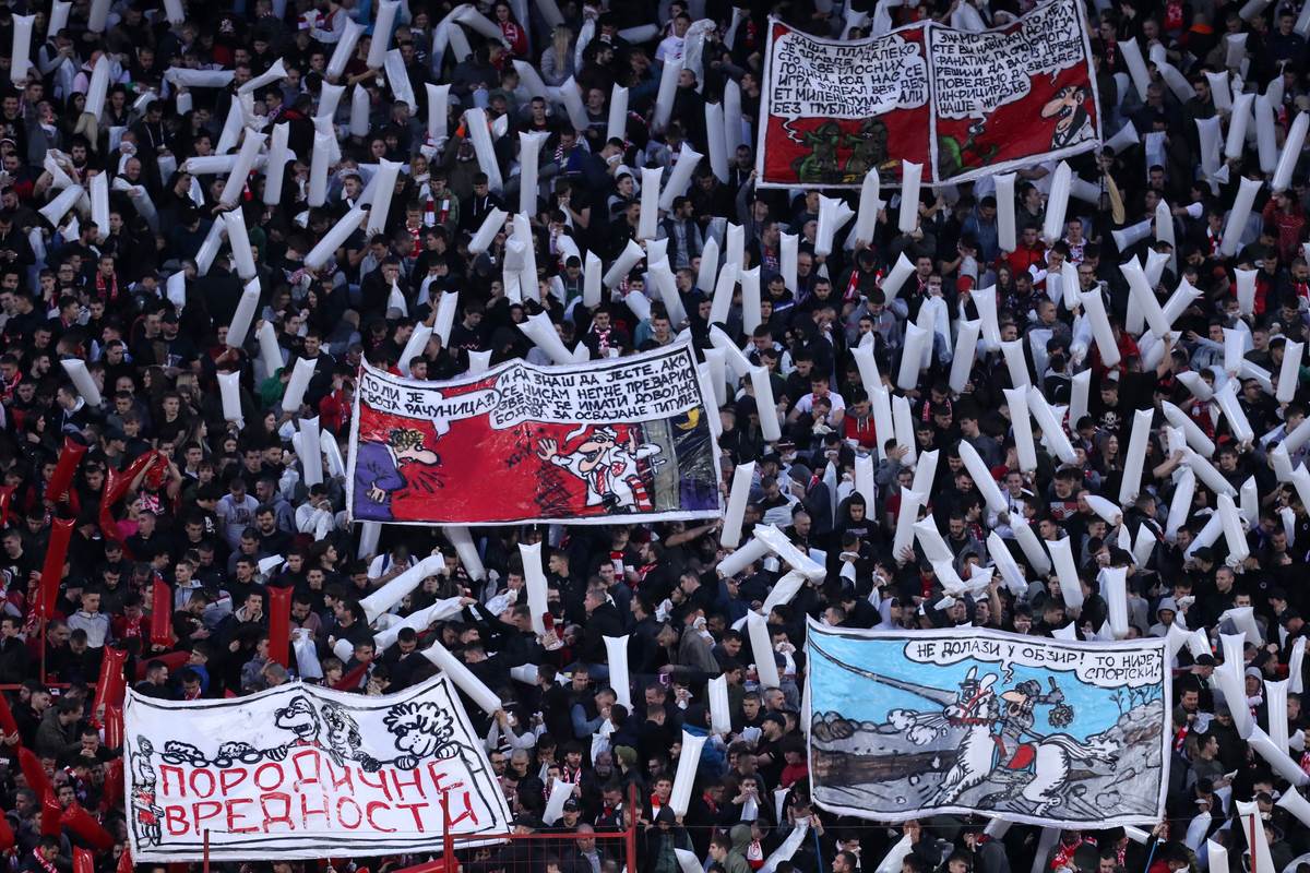 Delije koreografija Crvena zvezda Voždovac