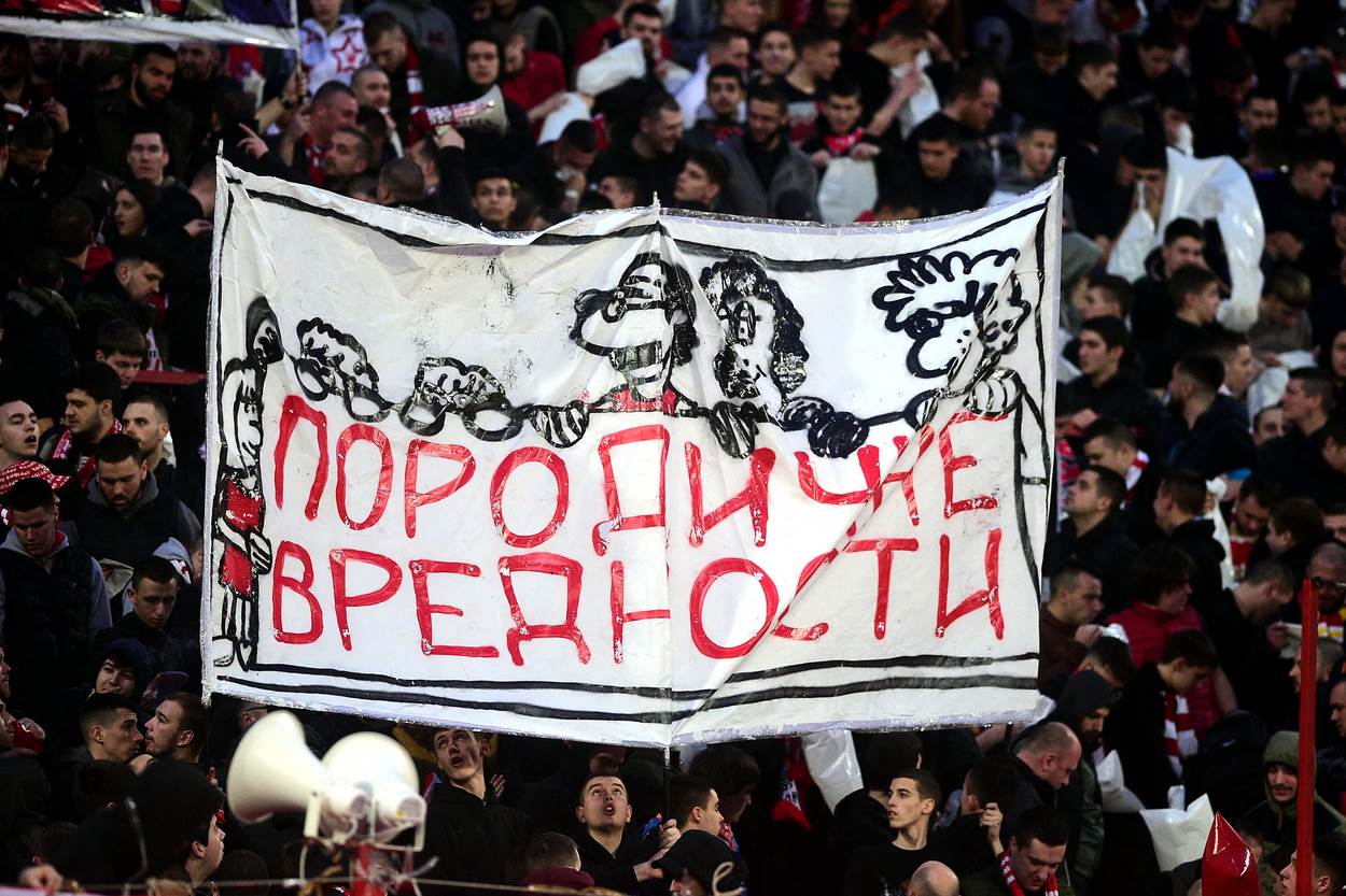 Delije koreografija Crvena zvezda Voždovac