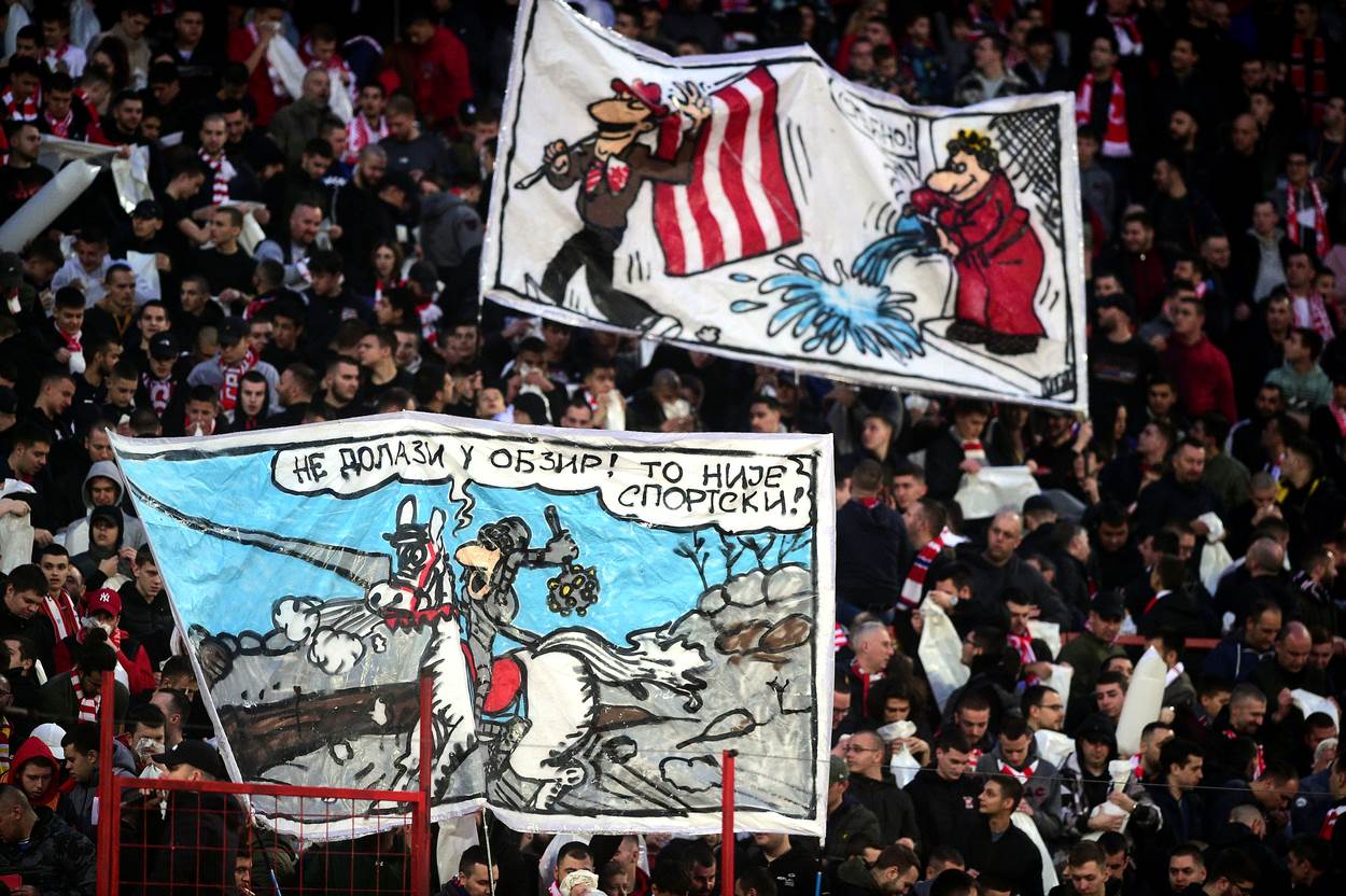 Delije koreografija Crvena zvezda Voždovac