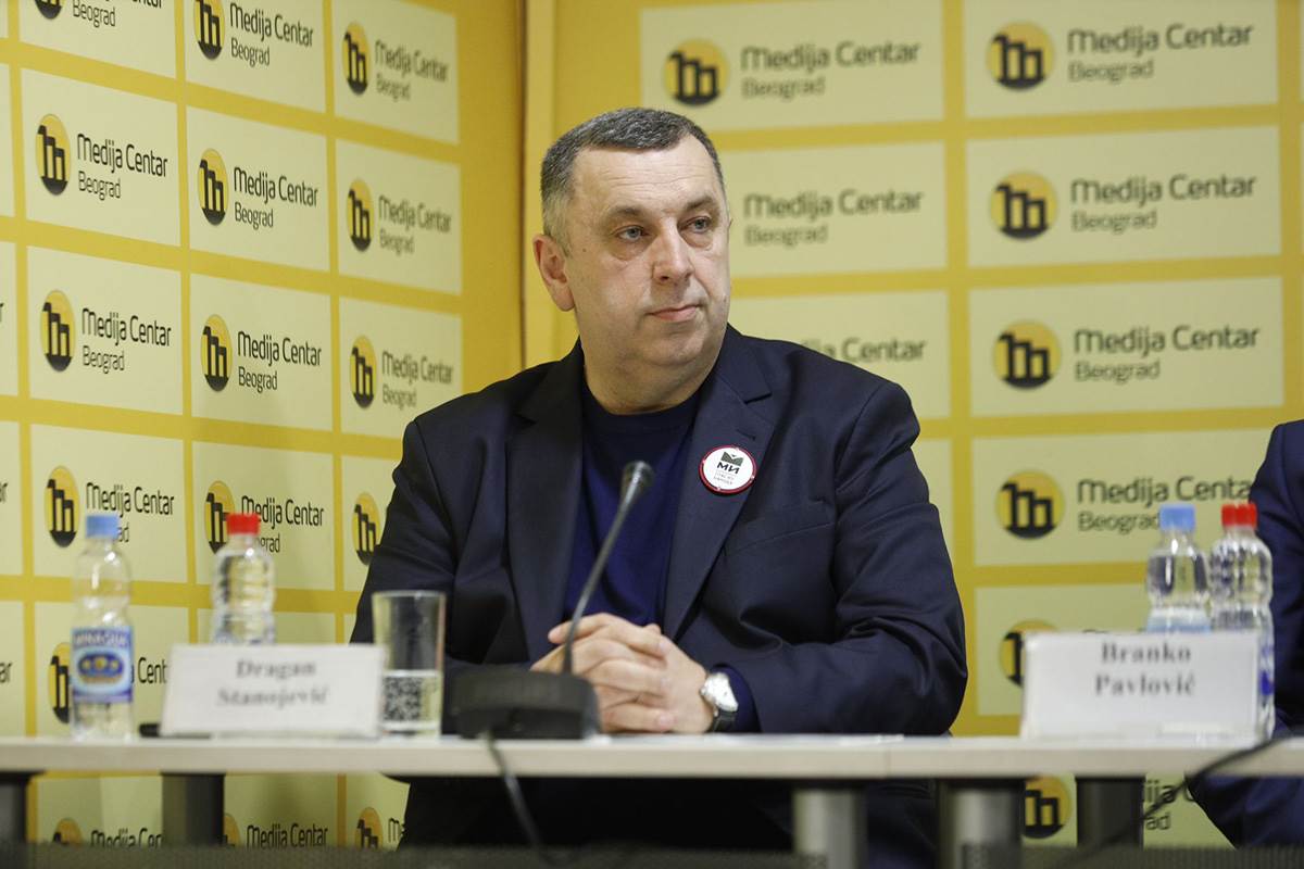 Konferencija za štampu pokreta MI glas iz naroda