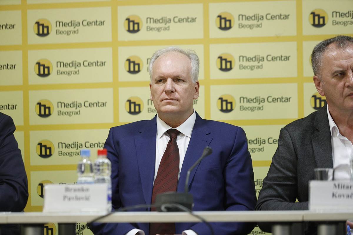 Konferencija za štampu pokreta MI glas iz naroda