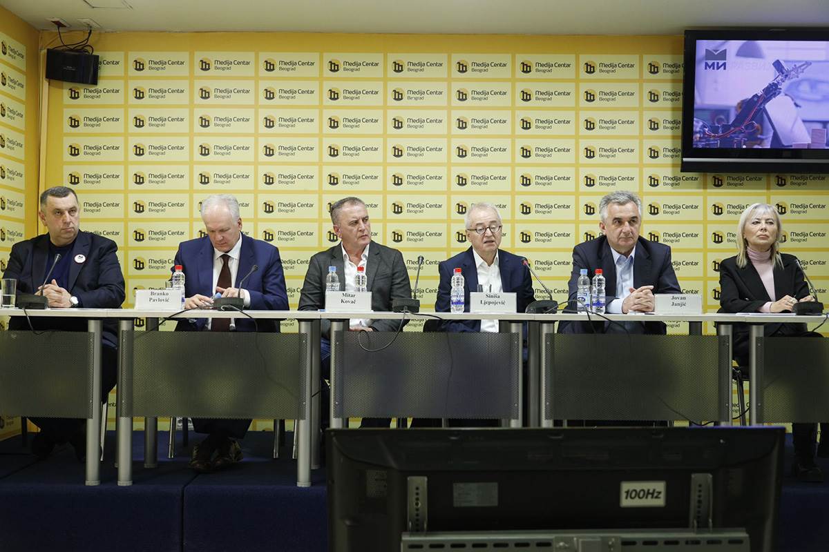 Konferencija za štampu pokreta MI glas iz naroda