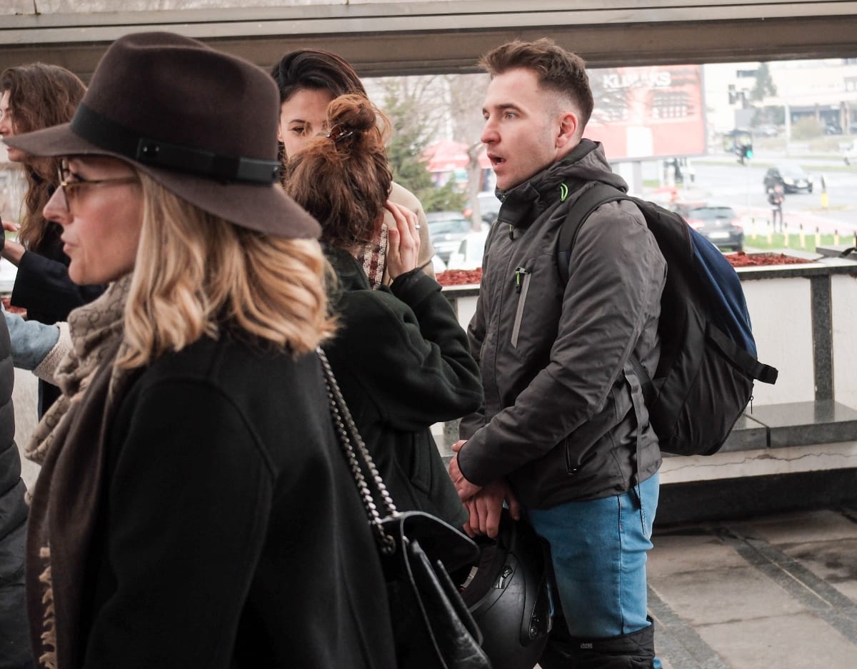 Anđela Jovanović ispred suda