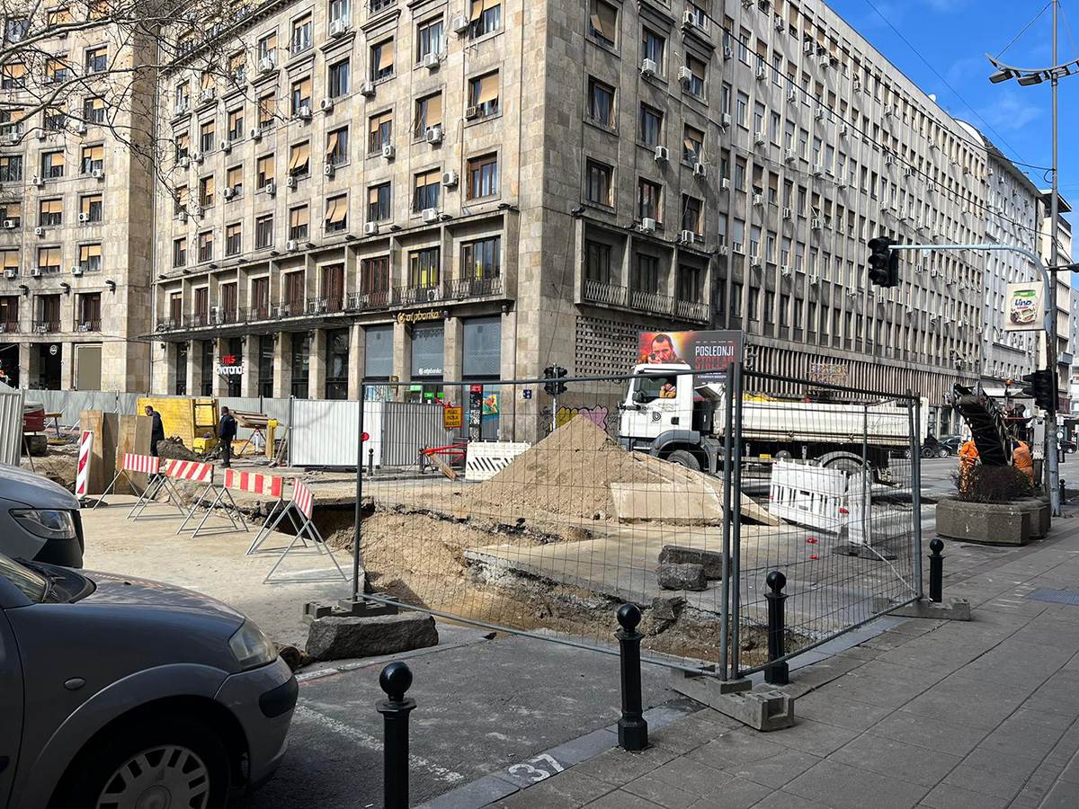 Radovi u Dečanskoj ulici