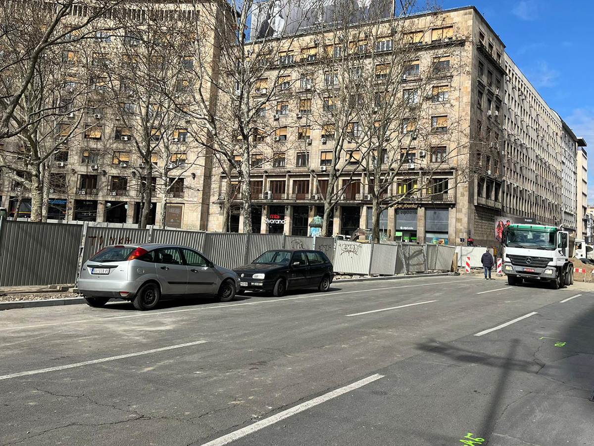 Radovi u Dečanskoj ulici