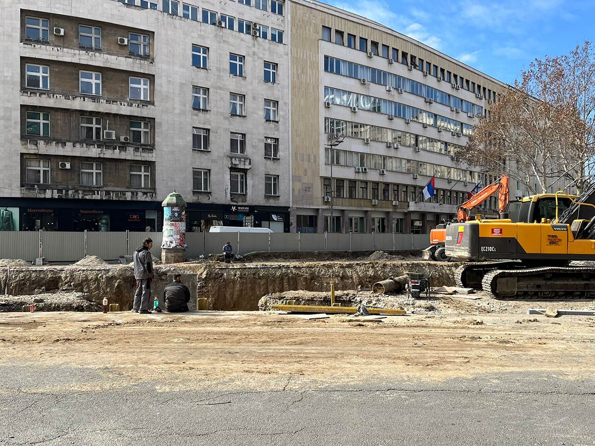 Radovi u Dečanskoj ulici