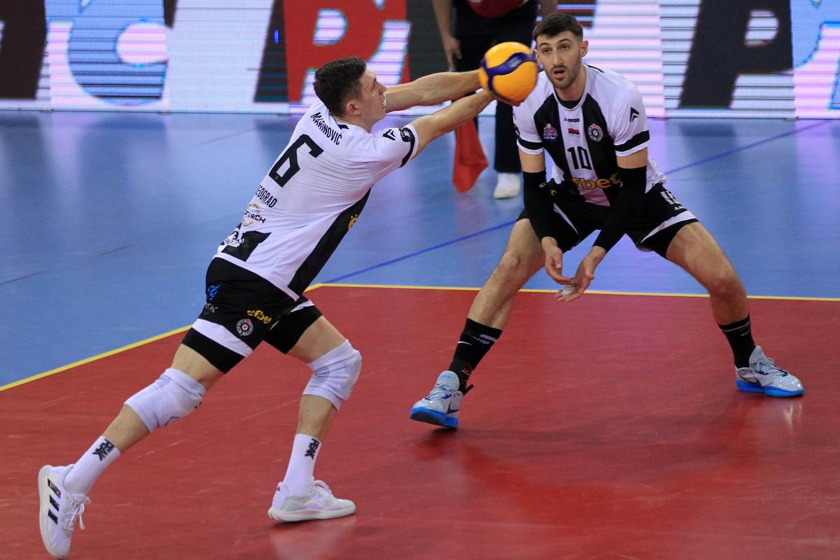 Crvena zvezda pobedila Partizan u odbojci, prva utakmica finala plej-ofa 2024