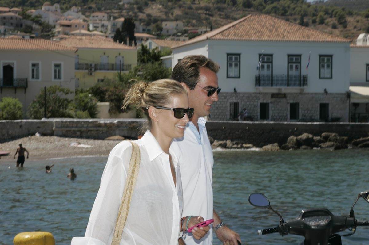 Grčki princ Nikolaos i Tatjana Blatnik