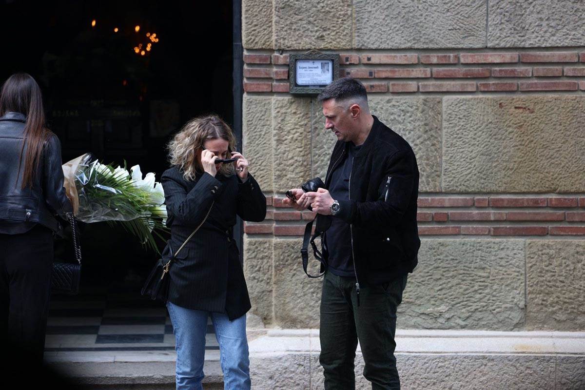 Beogradski sindikat na sahrani Bojane Janković