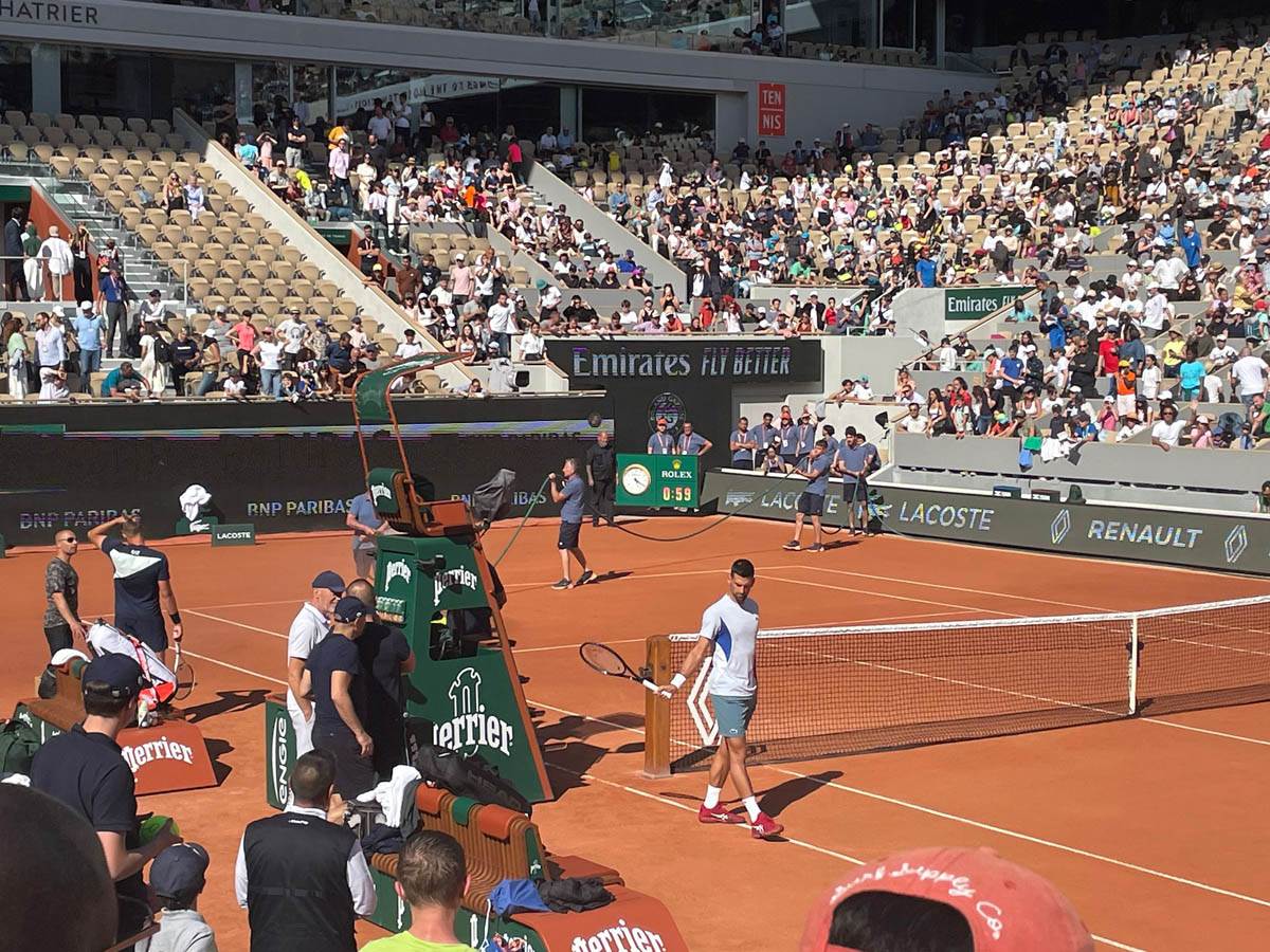 Novak Đoković raspored na Rolan Garosu prvi meč u večernjem terminu