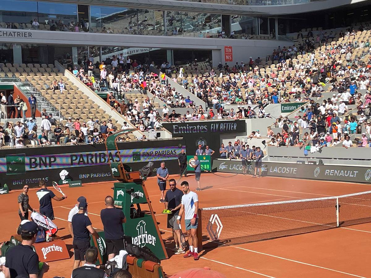 Novak Đoković raspored na Rolan Garosu prvi meč u večernjem terminu