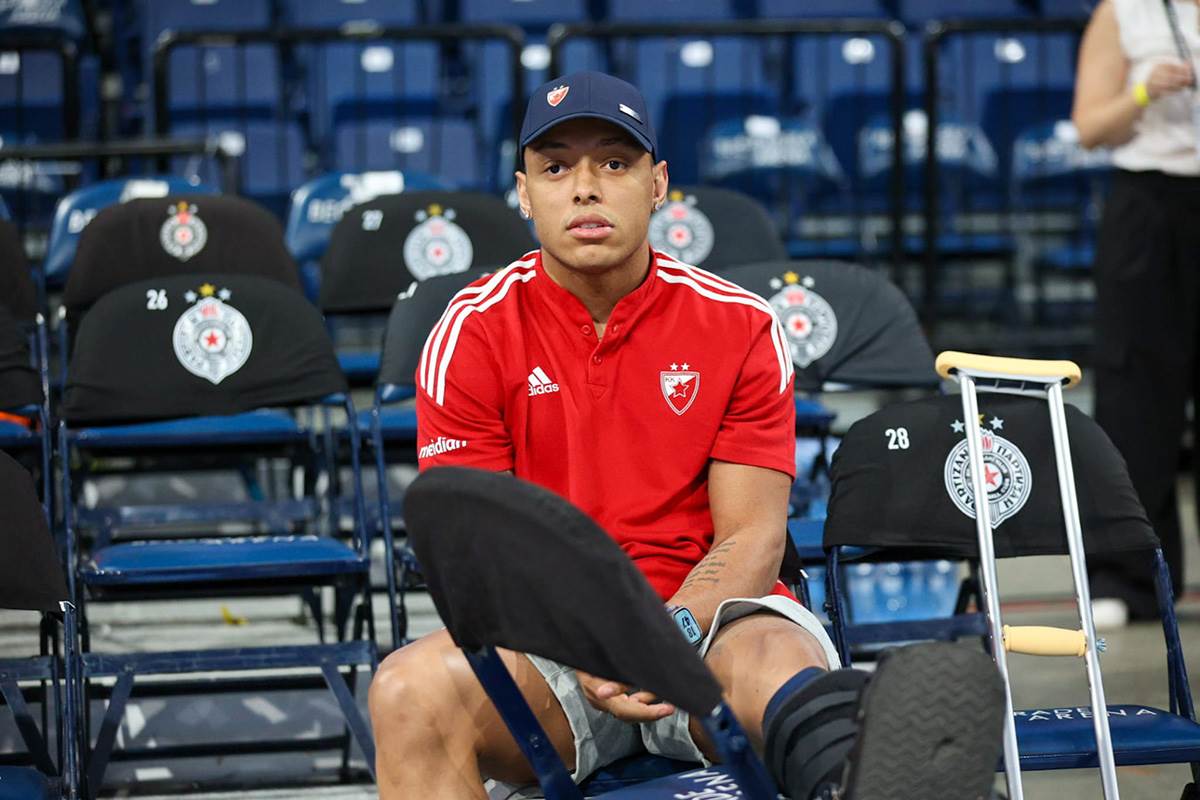 Jago dos Santos na štakama u Beogradskoj areni