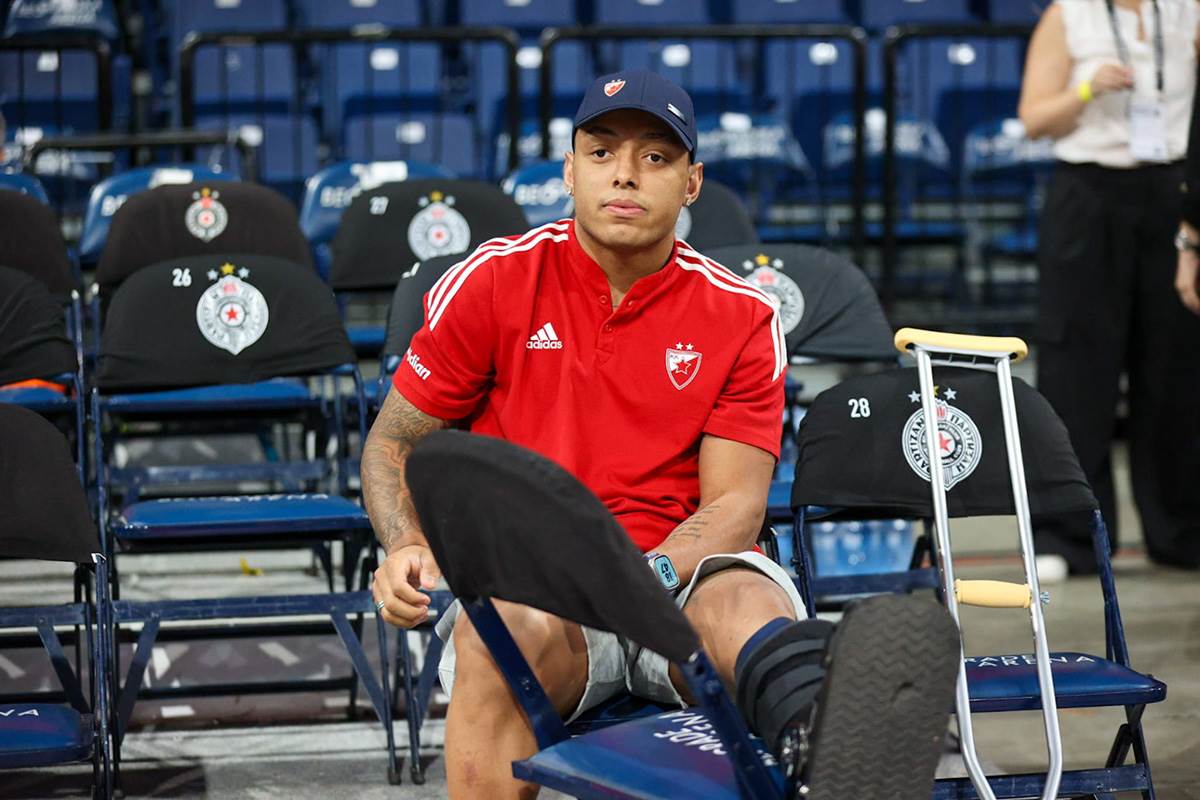 Jago dos Santos na štakama u Beogradskoj areni
