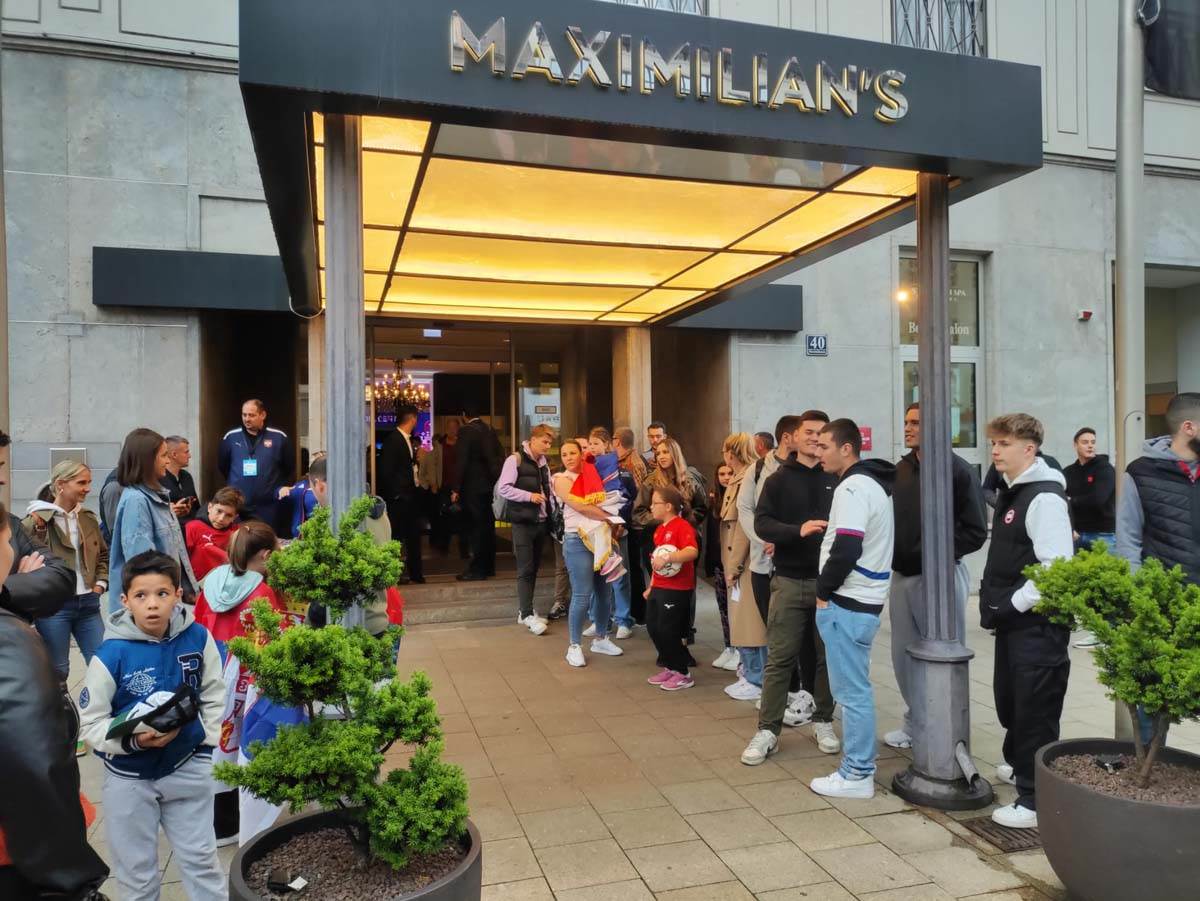 Doček reprezentacije Srbije u Nemačkoj na Evropskom prvenstvu 2024