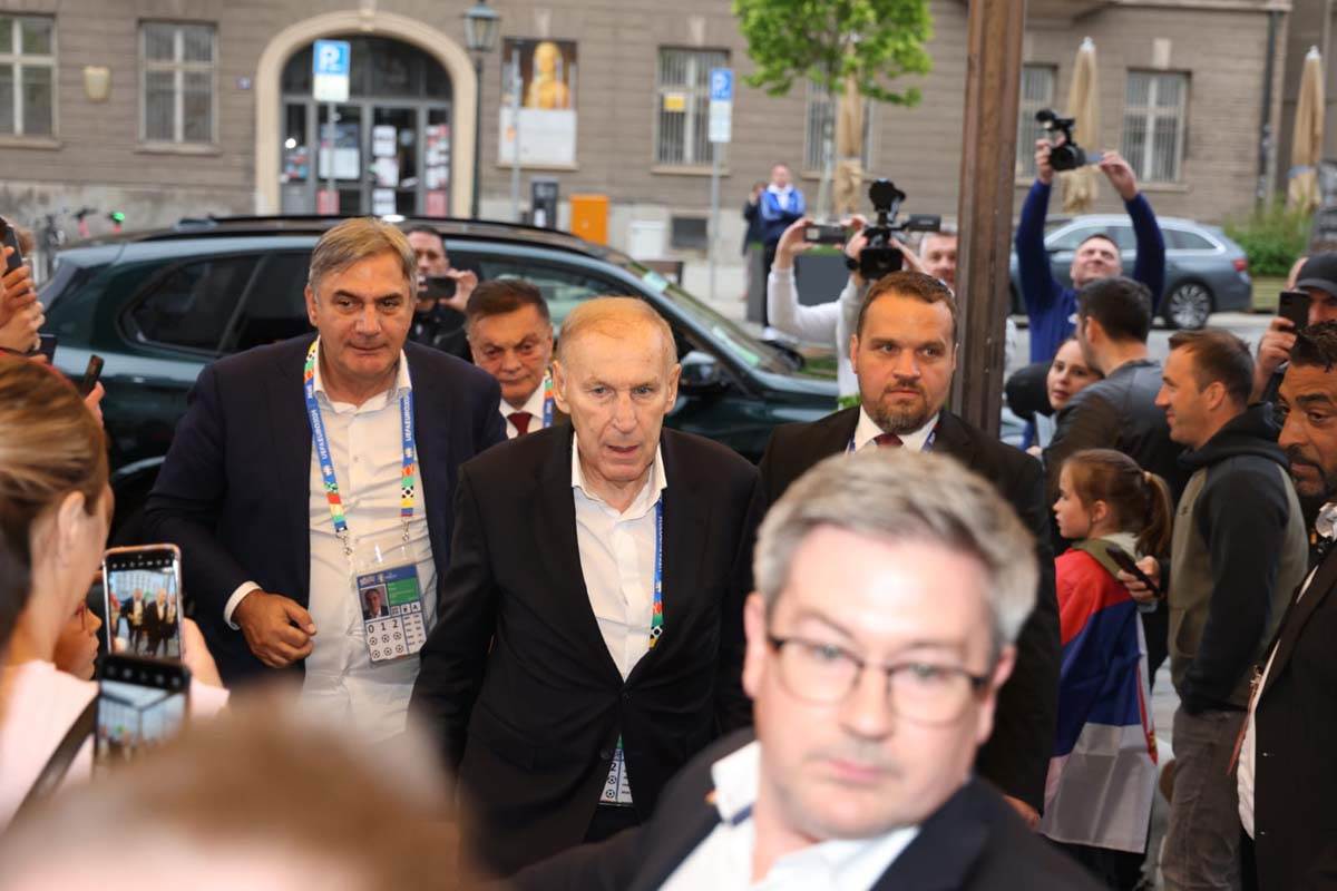 Doček reprezentacije Srbije u Nemačkoj na Evropskom prvenstvu 2024