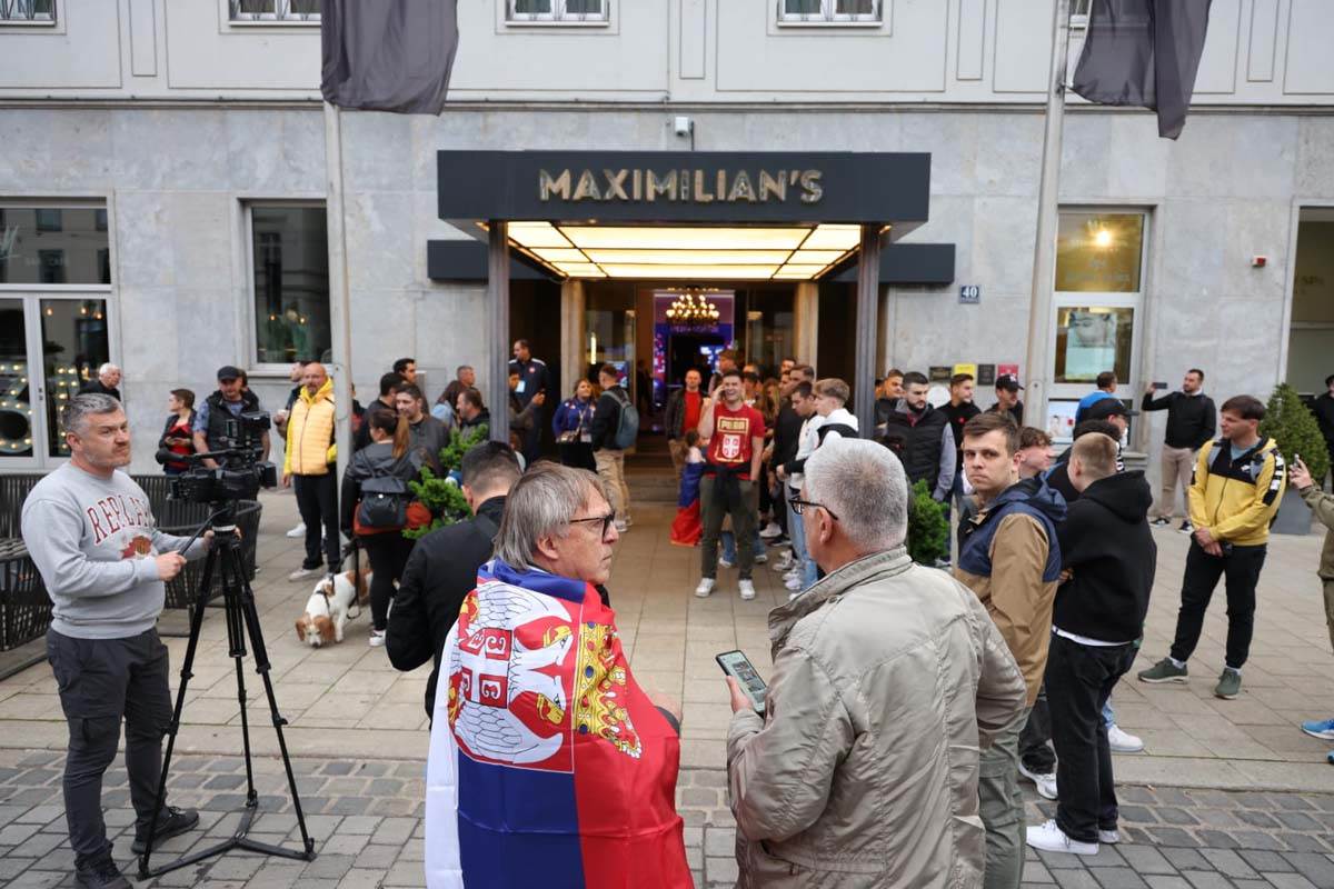 Doček reprezentacije Srbije u Nemačkoj na Evropskom prvenstvu 2024