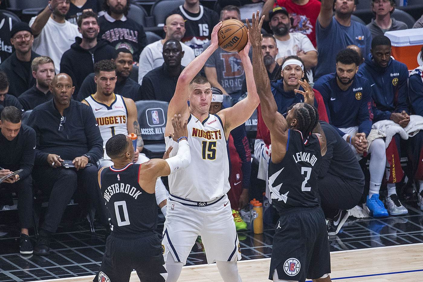 Nikola Jokić, Rasel Vestbruk i Kavaj Lenard