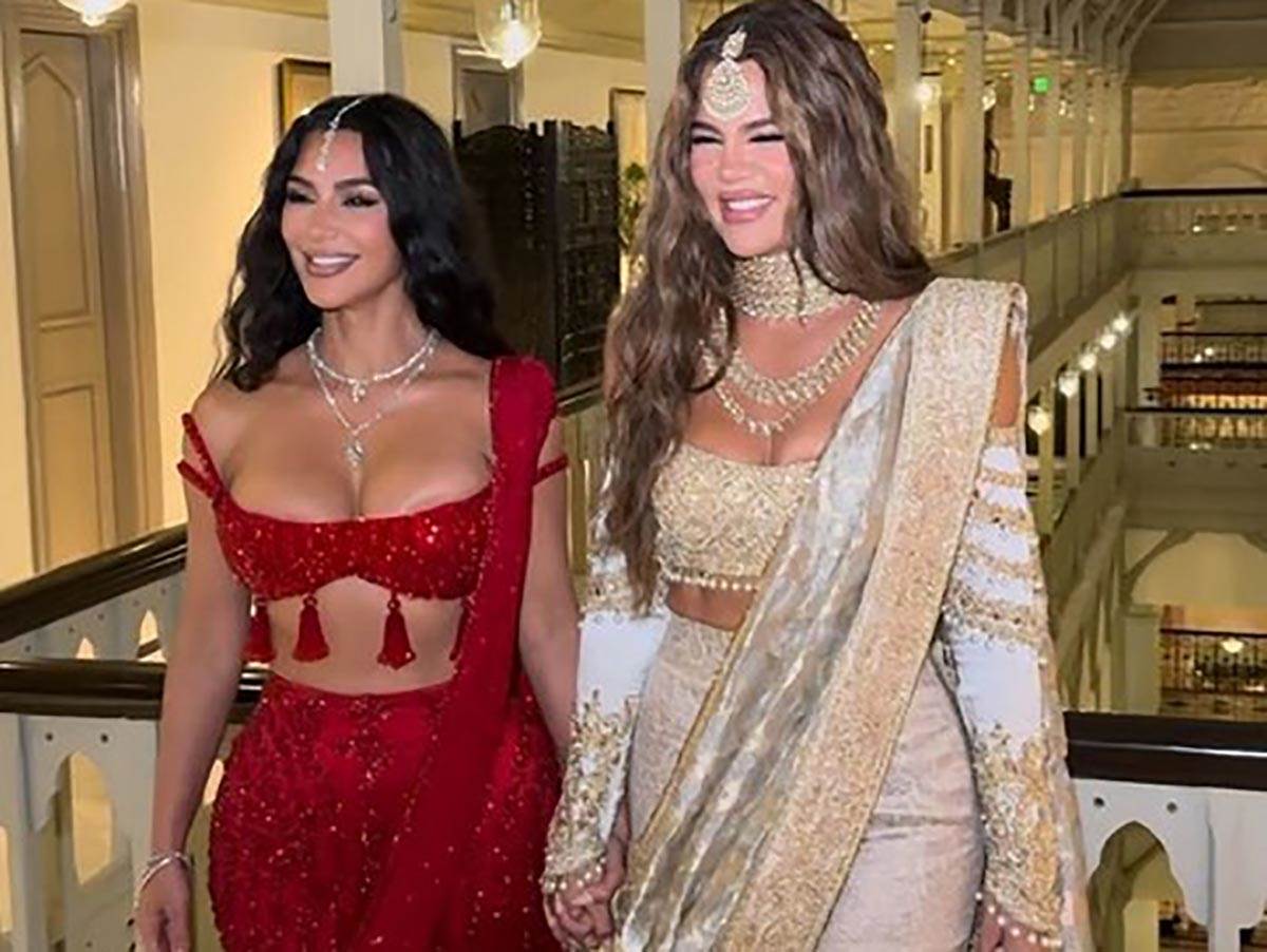 Kim i Kloi Kardašijan na venčanju indijskog milijardera