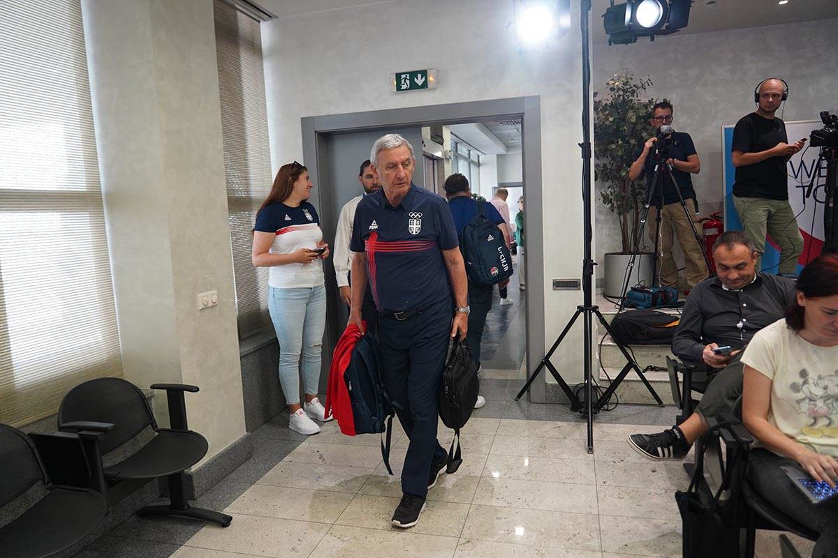 Svetisav Pešić konferencija za medije livestream pred put na Olimpijske igre