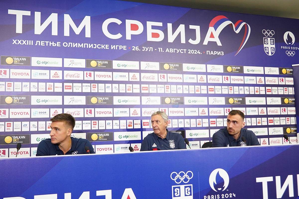 Svetisav Pešić konferencija za medije livestream pred put na Olimpijske igre