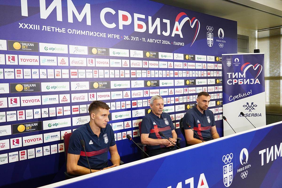 Svetisav Pešić konferencija za medije livestream pred put na Olimpijske igre