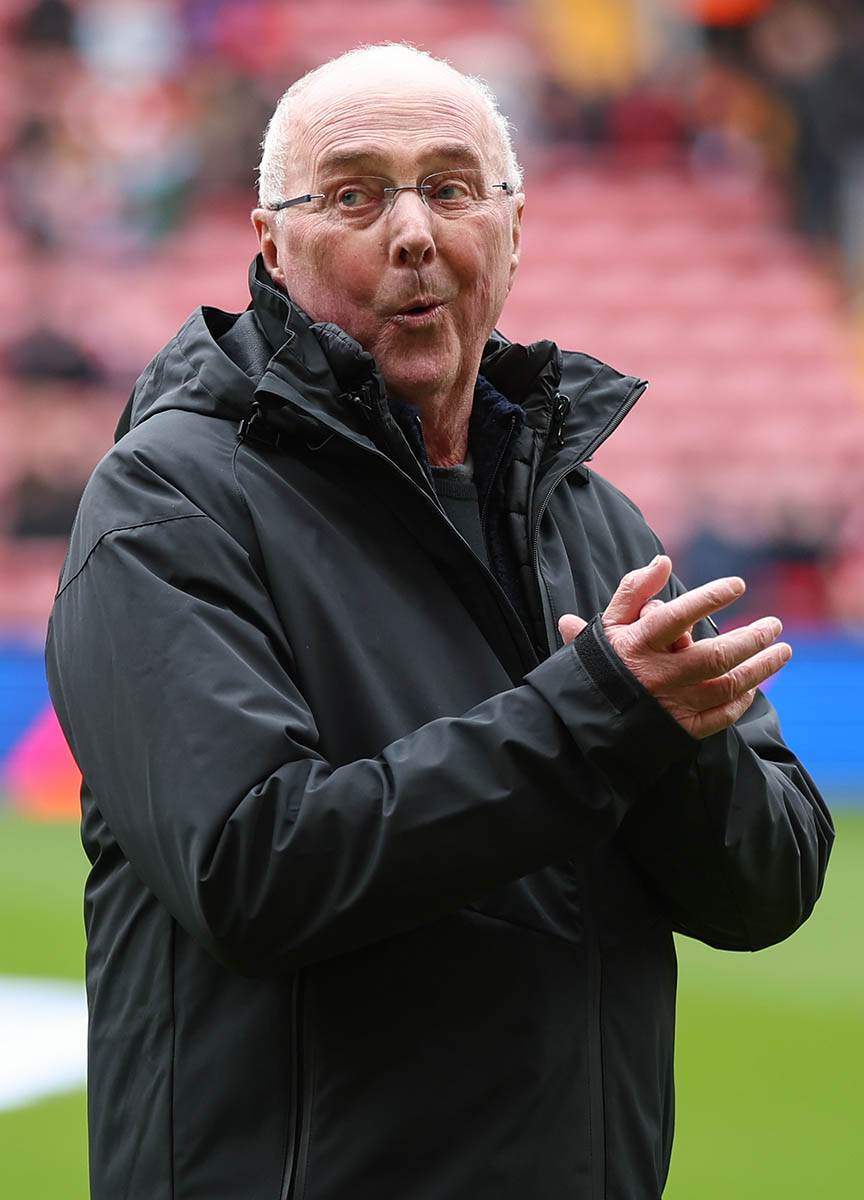 Sven Goran Erikson na revijalnoj utakmici