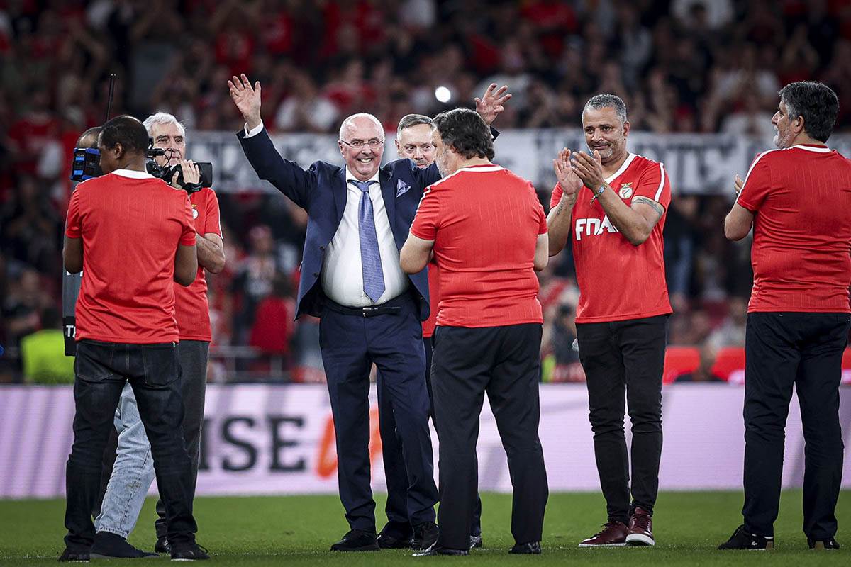 Sven Goran Erikson na utakmici Benfike
