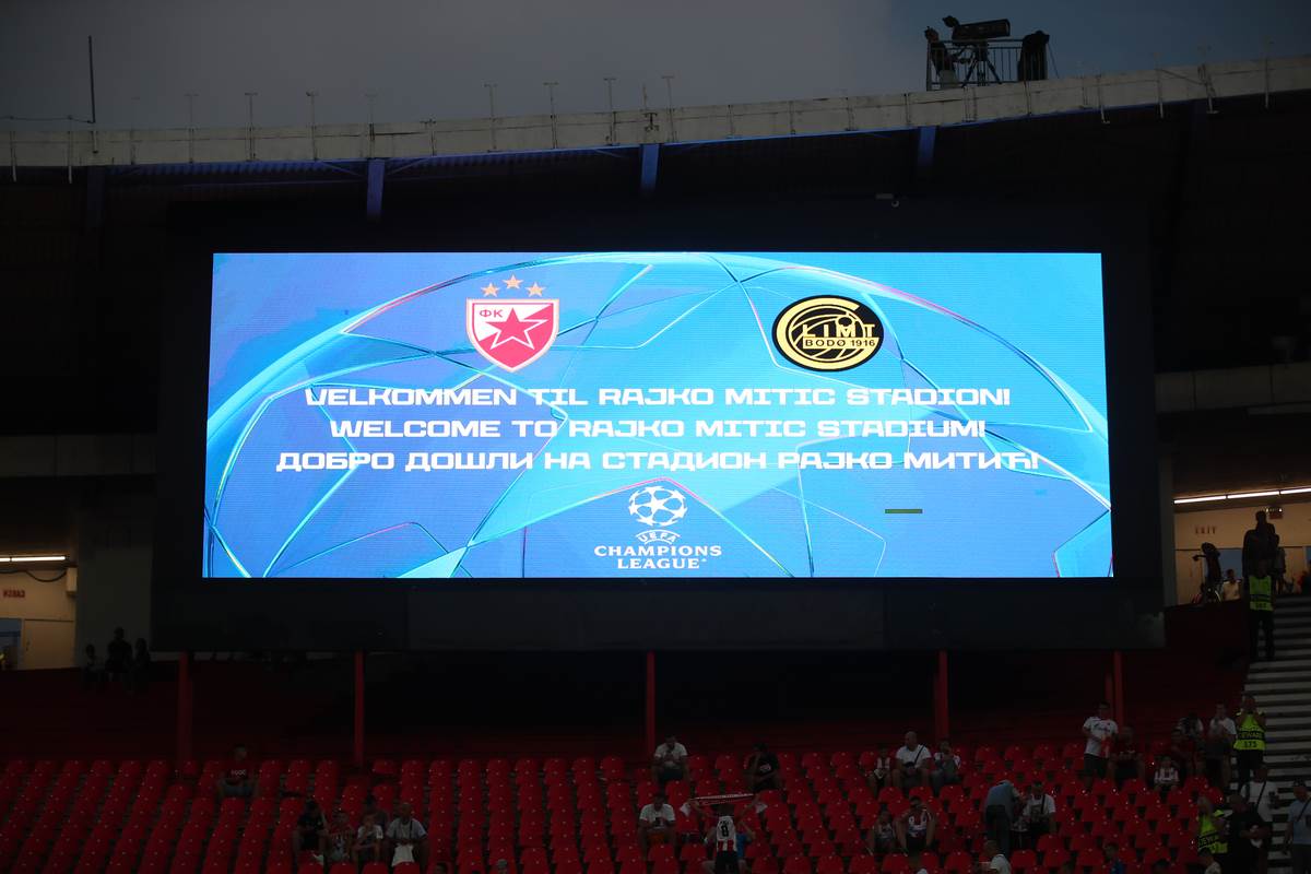 Crvena zvezda Bode Glimt uživo prenos Arenasport RTS