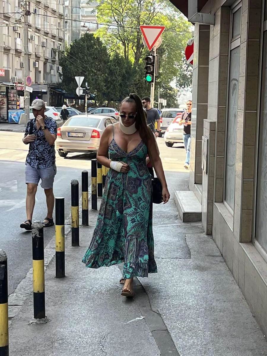 PRVE SLIKE GOGE SEKULIĆ NAKON ŠTO JE UDARIO AUTO, Goga Sekulić, Udes (3).jpg