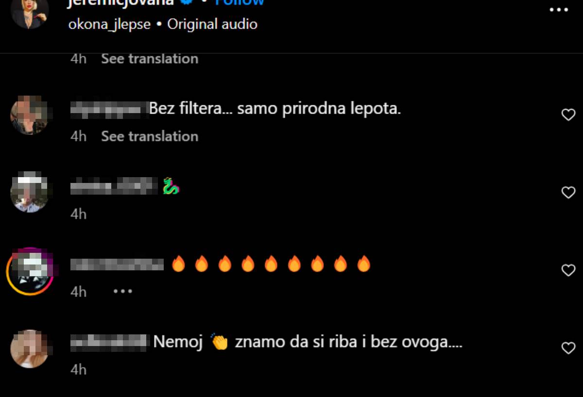 Jovana Jeremić komentari