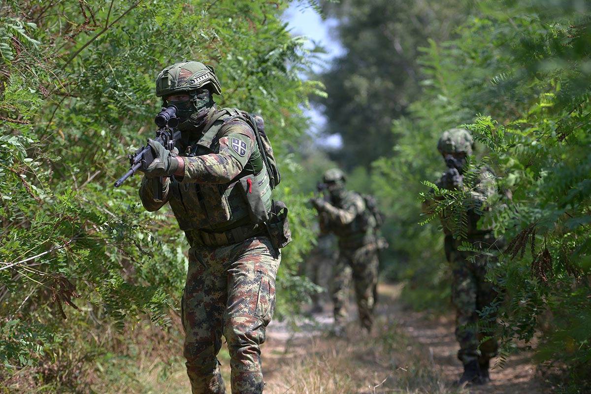 Kako izgleda trening vojnika kopnene jedinice Vojske Srbije