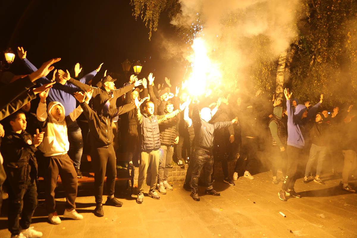 Novi Pazar protest navijača (11).jpg