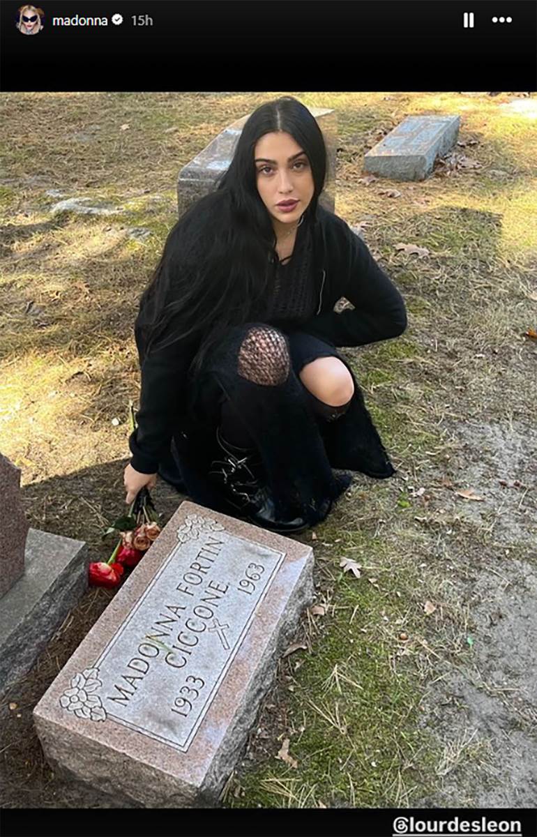 madona cerka lurdes leon dlake ispod pazuha prirodan izgled