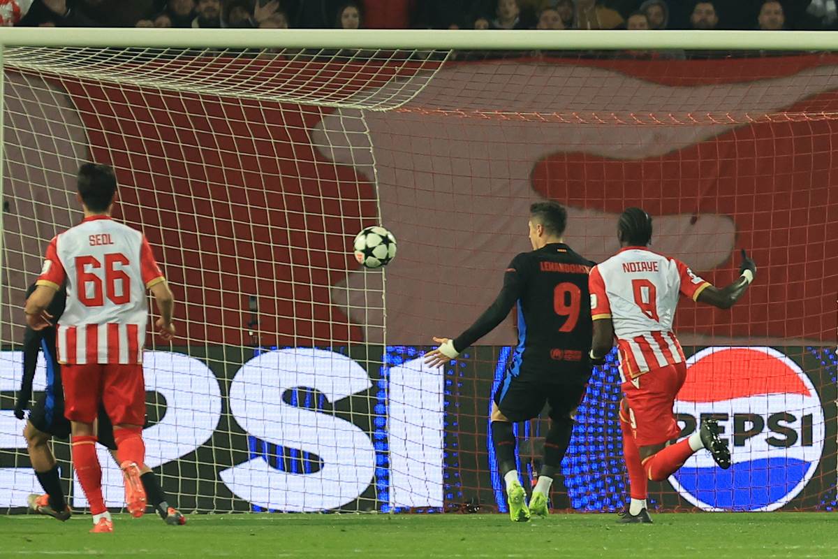 Crvena zvezda pretposlednja na tabeli Lige šampiona