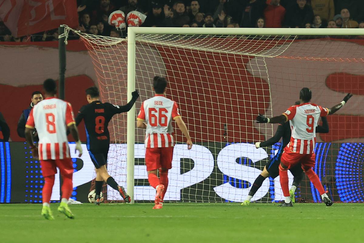 Crvena zvezda pretposlednja na tabeli Lige šampiona