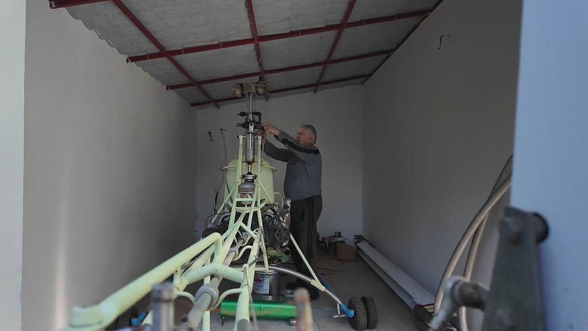 Ljubiša iz Ražnja, helikopter