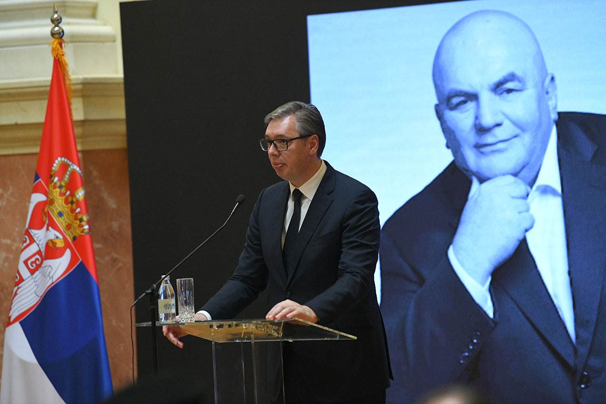 Srđan Đoković i Zvezdan Terzić na komemoraciji Draganu Markoviću Palmi