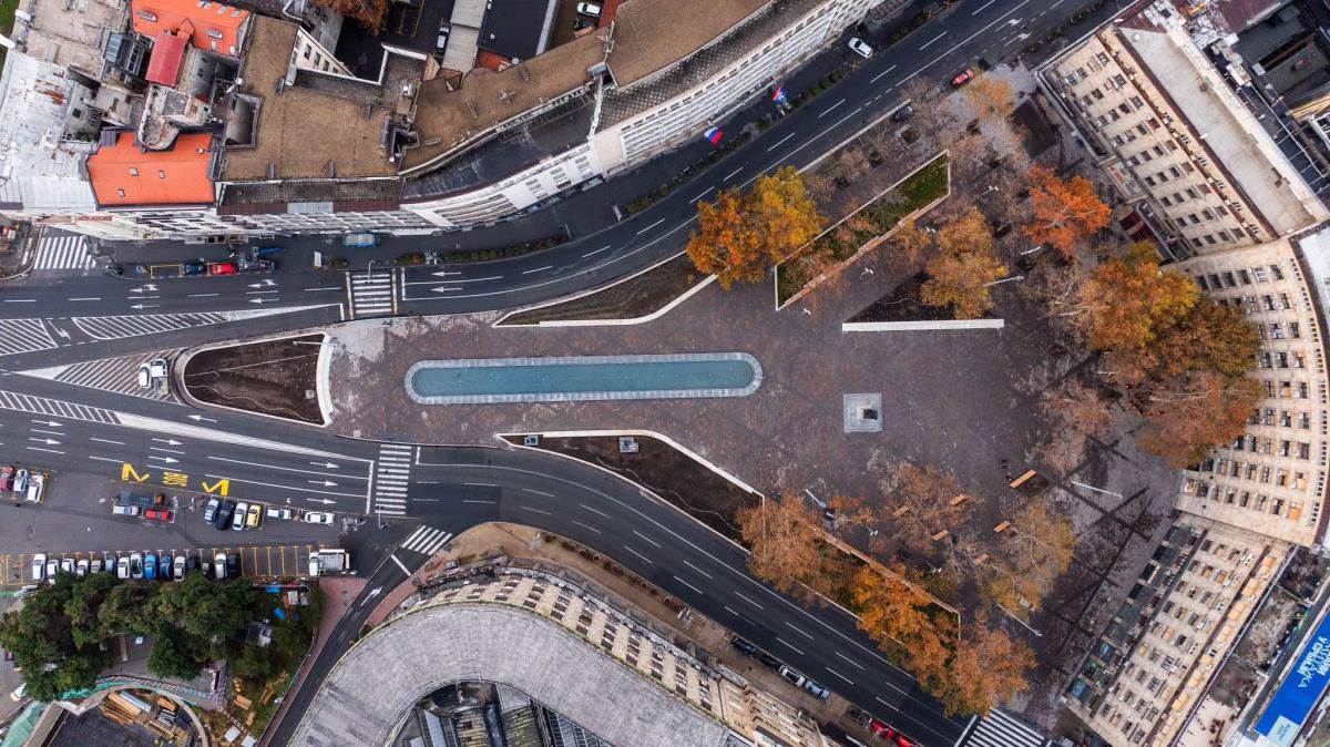 Kako izgleda rekonstruisani trg Nikole Pašića