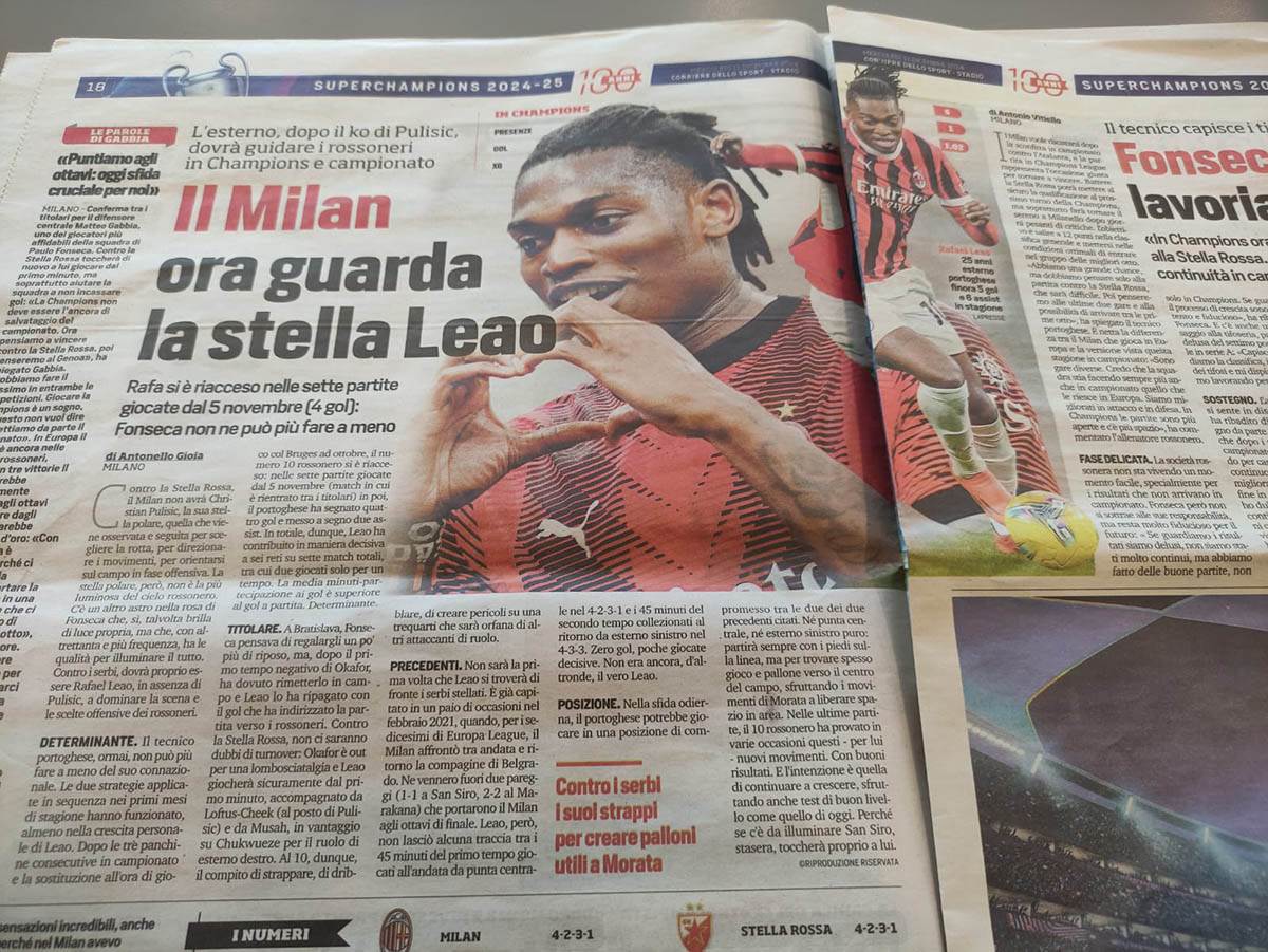 Italijanski mediji pred Milan - Zvezda (3).jpg