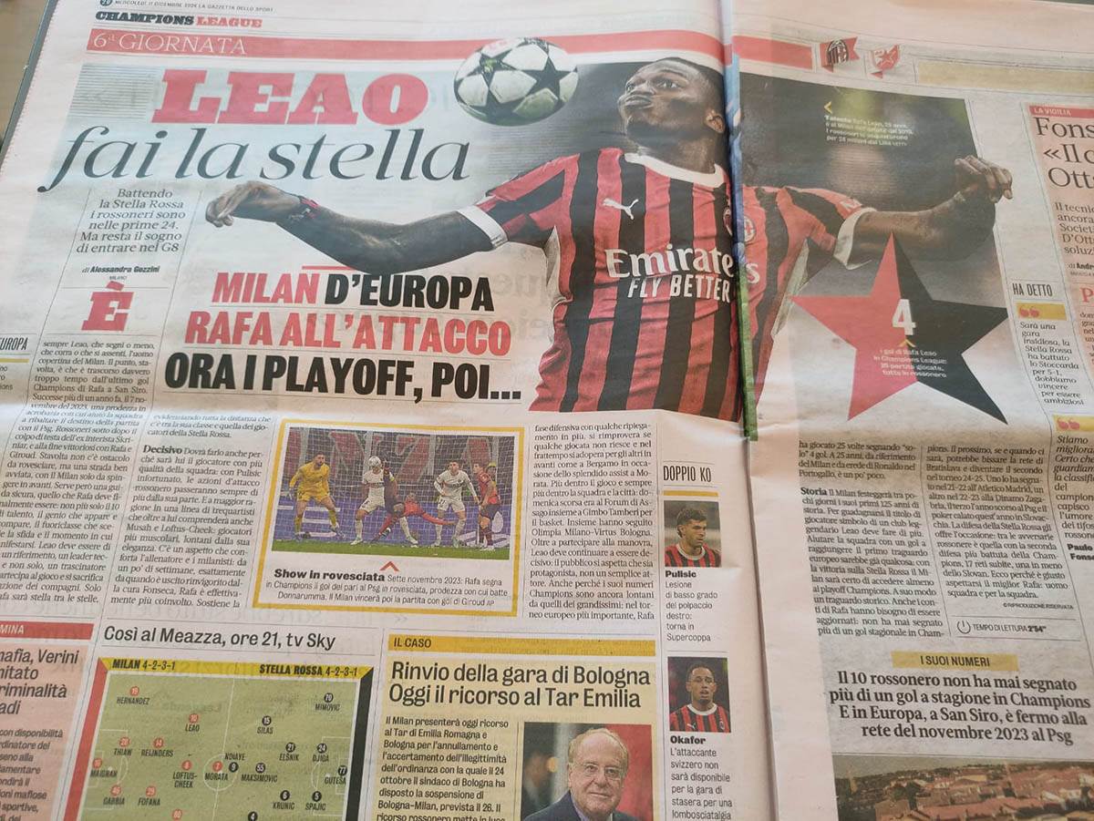 Italijanski mediji pred Milan - Zvezda (8).jpg