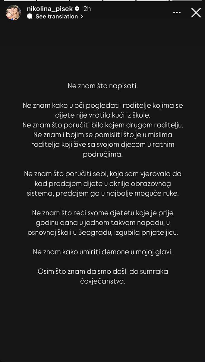 Seka Aleksić otkazala izlazak albuma zbog tragedije u Zagrebu