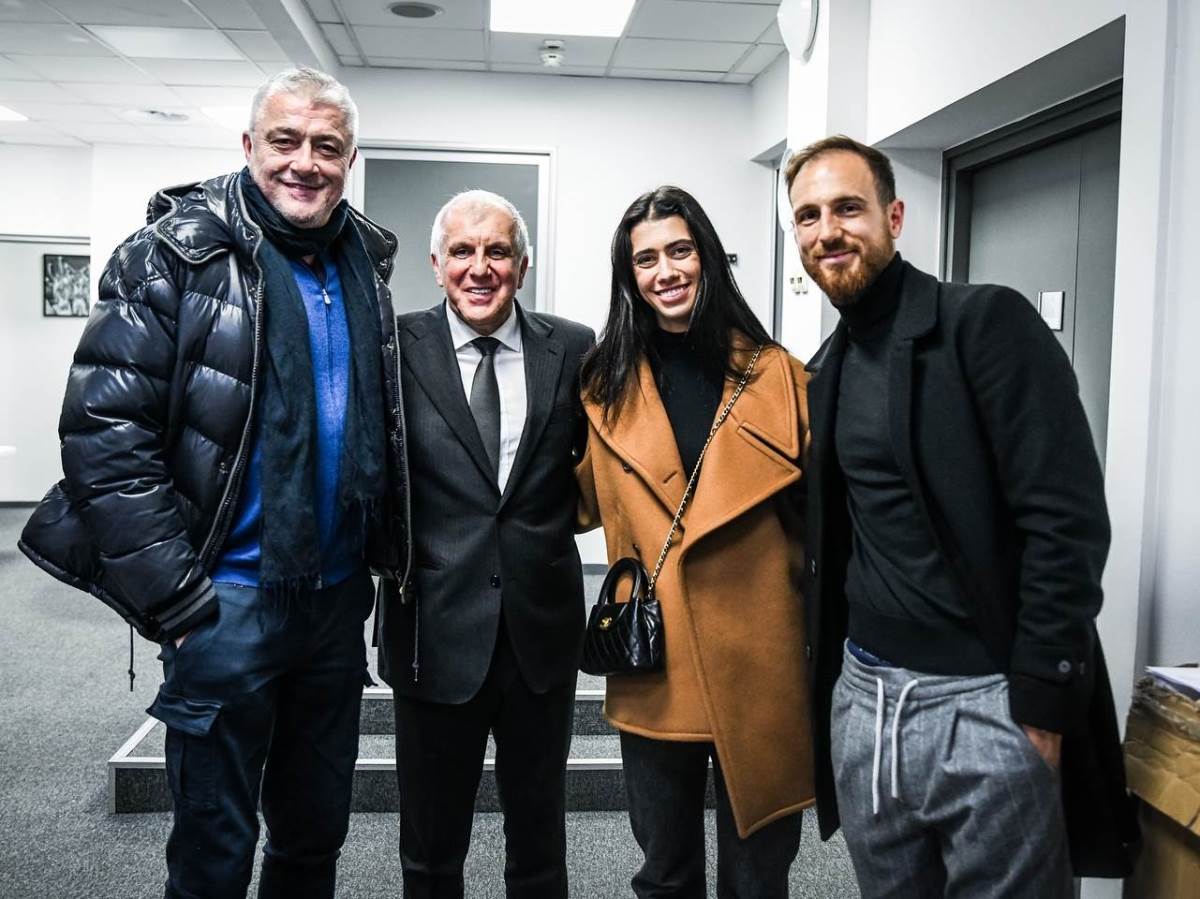 Olga Danilović i Jan Oblak gledali KK Partizan