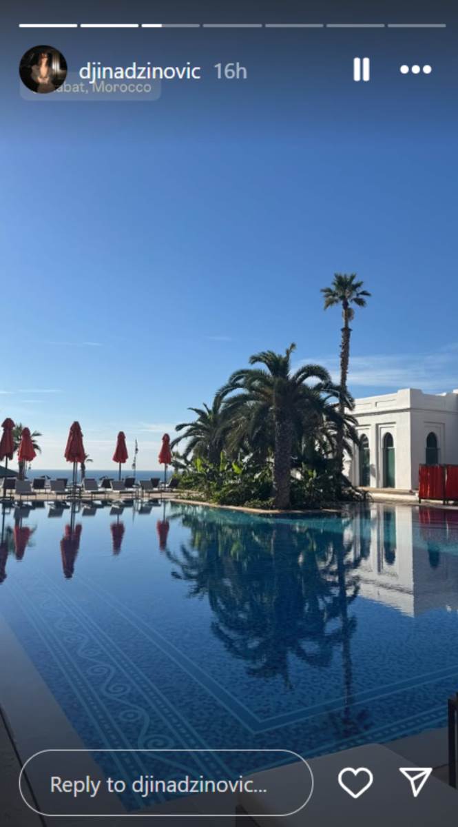 Đina Džinović u Maroku sa dečkom