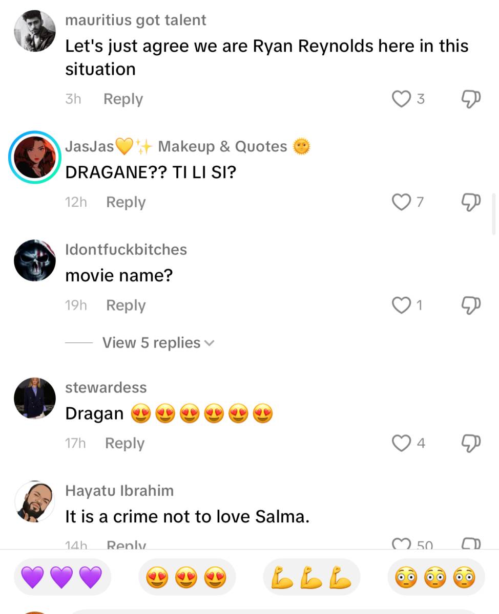 Dragan Mićanović, Salma Hajek komentari